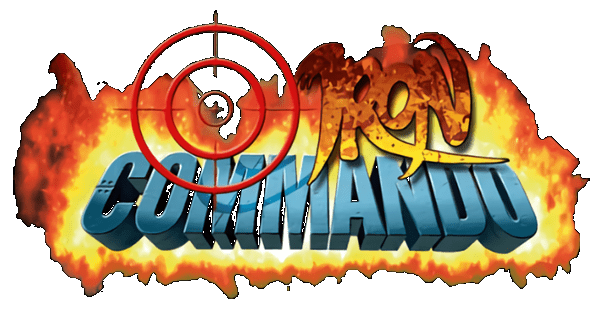 Iron Commando logo for Super Famicom